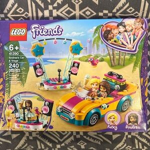 New Retired LEGO Friends Andrea’s Car and Stage